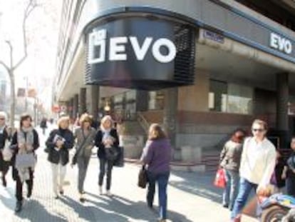 Imagen de la sede de Evo Banco en Madrid.