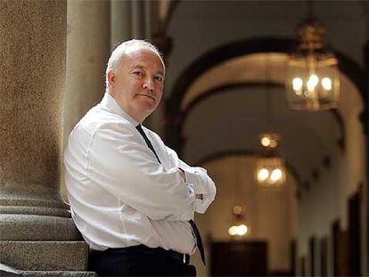 Moratinos, en el Ministerio de Exteriores.