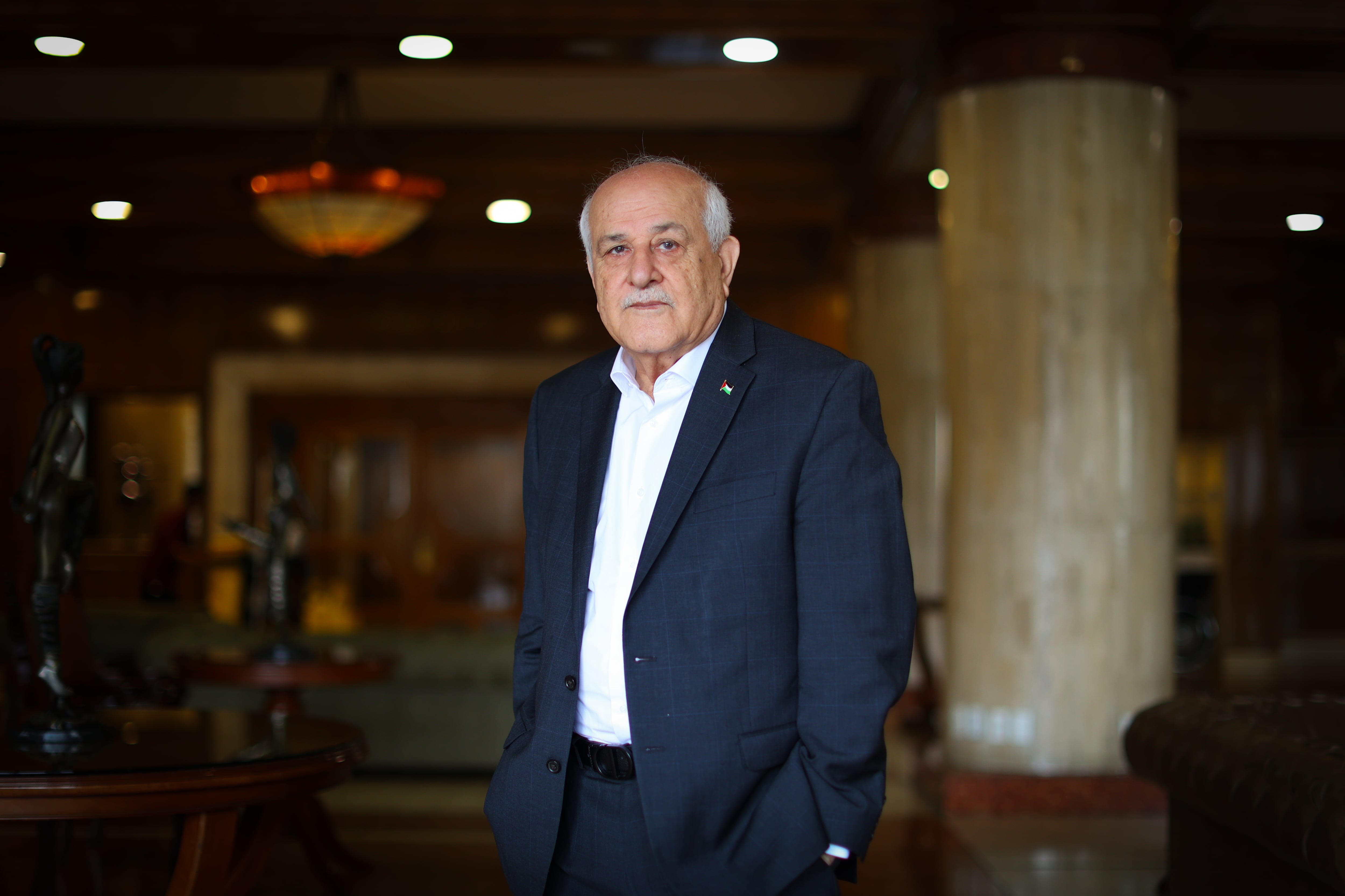 Riyad Mansour, en Bogotá, el 16 de julio de 2025.