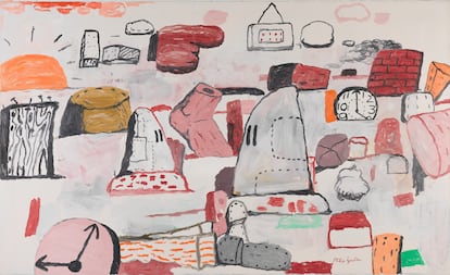 'Flatlands', 1970, obra de Philip Guston expuesta en la Tate Modern de Londres. 

