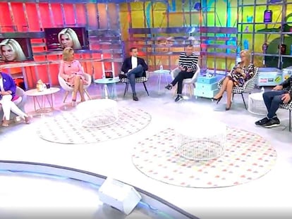 Una imagen de 'Sálvame', uno de los programas estrella de Telecinco.