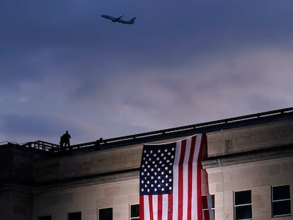 Un avión despega del aeropuerto de Washington, en septiembre de 2020.