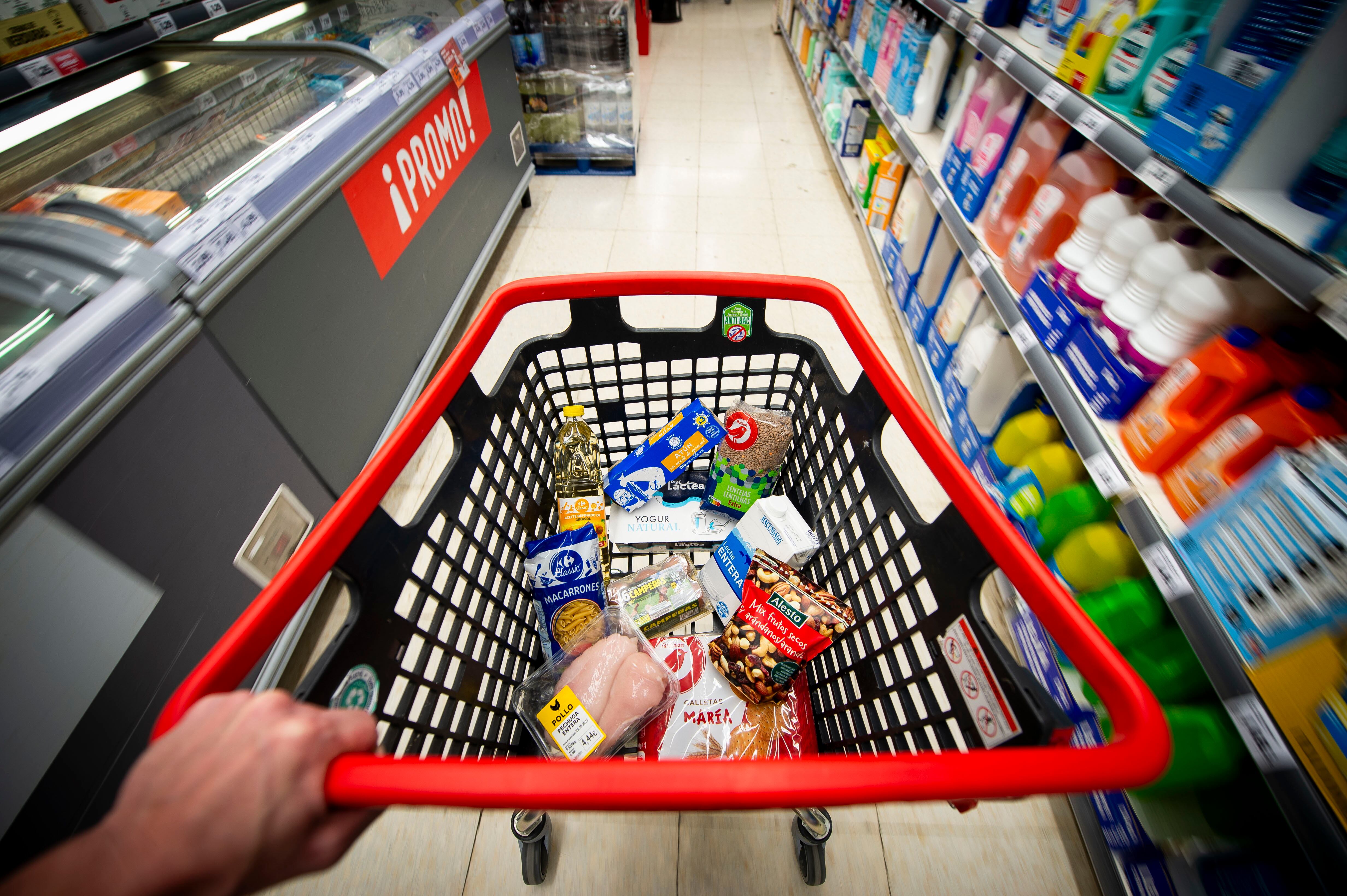 Un supermercado en Madrid, en noviembre de 2023.