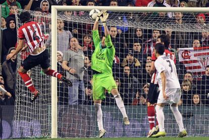 San José, en el instante del cuarto gol al Albacete.