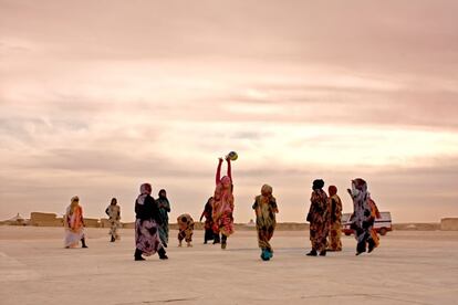 Foto tomada en los campamentos de refugiados saharauis en 2009