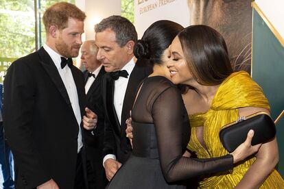 Así fue el cálido abrazo entre Meghan y Beyoncé.