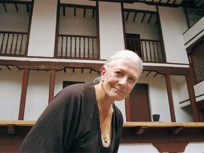 Vanessa Redgrave, ayer en Almagro.