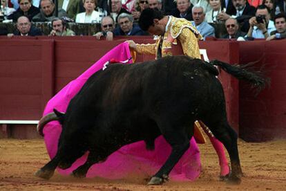 Fernando Cepeda, en el cuarto toro.