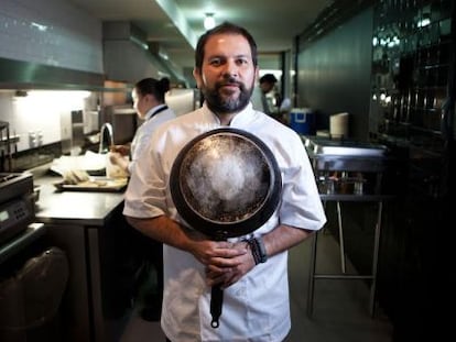  El chef Enrique Olvera en su restaurante Pujol, en el DF. 
