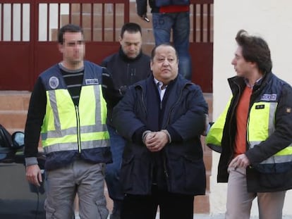 El empresario Alfonso Tezanos detenido, el pasado 11 de marzo. 