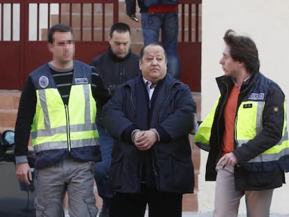El empresario Alfonso Tezanos detenido, el pasado 11 de marzo.
