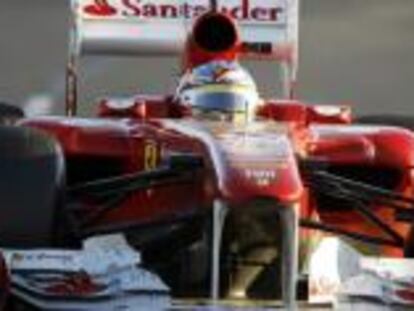 El piloto español Fernando Alonso, durante el Gran Premio de Fórmula 1 de Australia