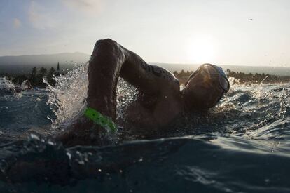 La prueba de natación el la primera en un Triatlon. En la distancia Ironman consta de 3,86 km de natación.