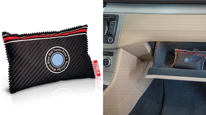bolsa para combatir la humedad en el interior del coche.