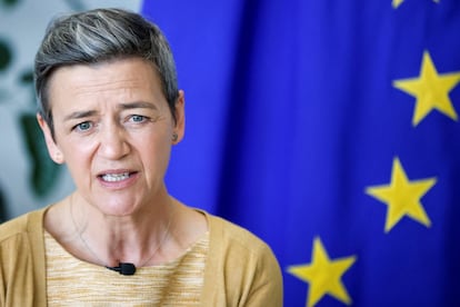 La vicepresidenta segunda de la Comisión Europea y responsable de Competencia, Margrethe Vestager.