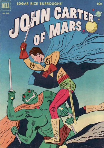 Portada de uno de los cómics originales de 'John Carter of Mars'