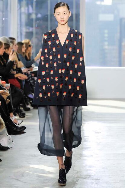 Uno de los dise?os de Delpozo oto?o-invierno 2014/2015.