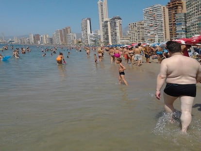 Un viajero astuto en Benidorm