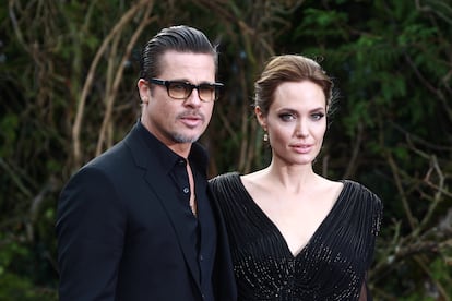 Brad Pitt y Angelina Jolie en Londres