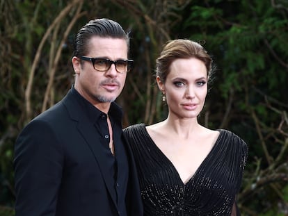 Brad Pitt y Angelina Jolie en Londres