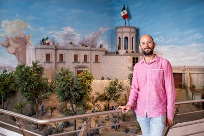 Pavel Luna Espinosa en el Museo del Caracol en Ciudad de México el 26 de febrero del 2025.