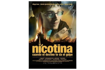El cartel de la película 'Nicotina', de 2003.
