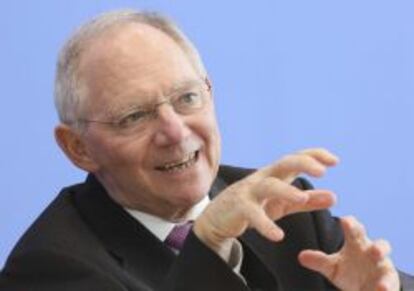 El ministro de Finanzas alem&aacute;n, Wolfgang Scha&uuml;ble. 