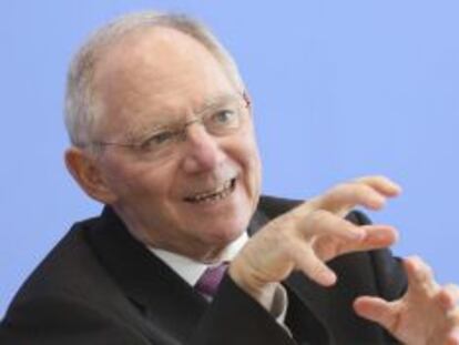 El ministro de Finanzas alem&aacute;n, Wolfgang Scha&uuml;ble. 