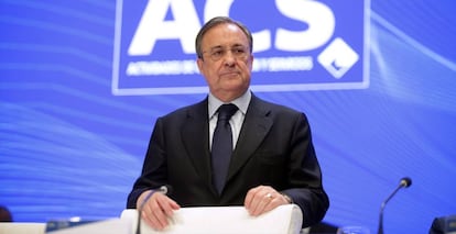 Florentino Pérez, presidente de ACS