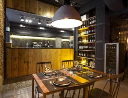 Comedor del restaurante Lola & Co., en Madrid.