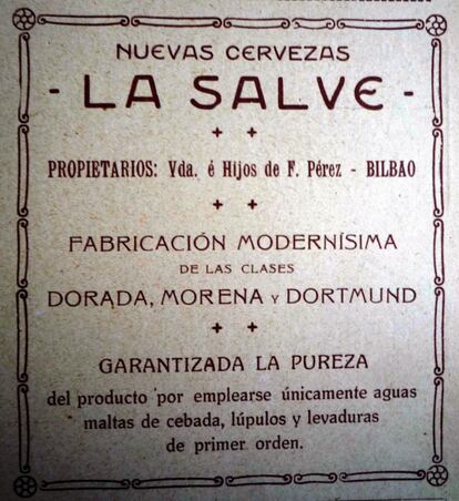Una birra modernísima. / CERVEZAS DE BILBAO