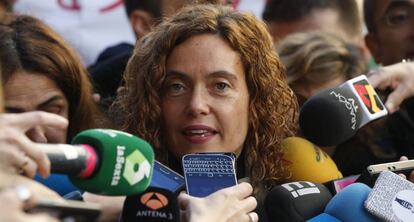 La secretària d'estudis i programes del PSOE, Meritxell Batet.