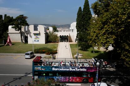 Fachada principal de la Fundacion Miro de Barcelona.