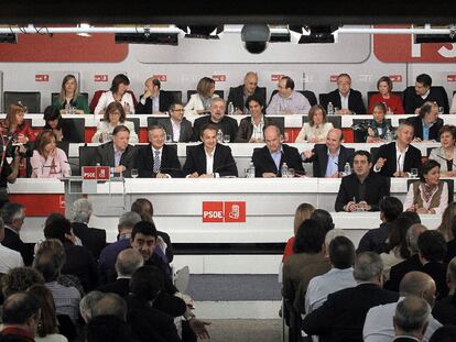 Reunión del Comité Federal del PSOE en la que José Luis Rodríguez Zapatero anunció que renunciaba a presentarse como candidato en las próximas elecciones generales.