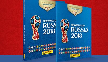 Os álbuns, de capa dura e capa mole, da Copa da Rússia 2018.