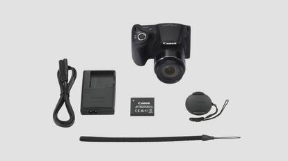 En la imagen, la cámara Canon Powershot SX430 IS, una de las ofertas 'online' más destacadas de esta semana.
