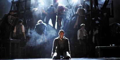 Una escena del musical 'Los miserables'.