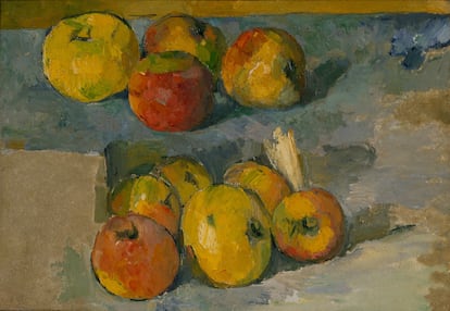 'Cesto de manzanas', cuadro del pintor francés Paul Cézanne, de 1893.