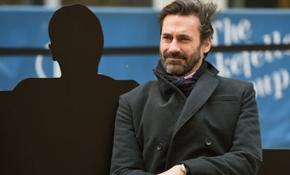 O ator Jon Hamm, na semana passada em Nova York.