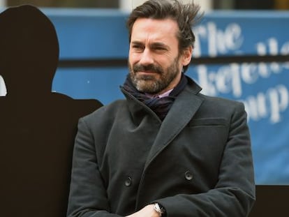 O ator Jon Hamm, na semana passada em Nova York.