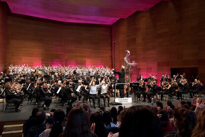 Concierto escolar titulado BOLERO (Bolero de Ravel), interpretado por Euskadiko Orkestra en marzo de 2023.