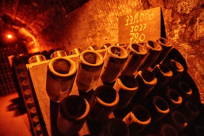 Bodega de Moët & Chandon en Épernay (Francia). 