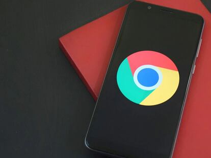 Google Chrome en un teléfono