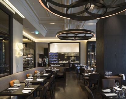 Comedor del restaurante Dinner by Heston Blumenthal, en Londres, séptimo clasificado en la lista 50 Best de la revista 'Restaurant'.