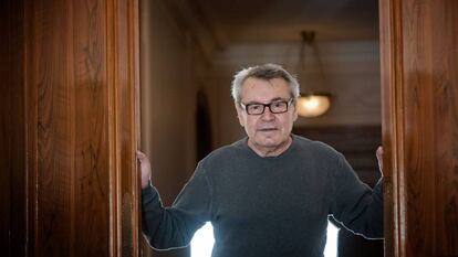 Milos Forman, em Paris em 2009