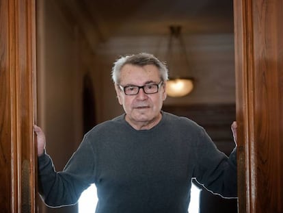 Milos Forman, em Paris em 2009