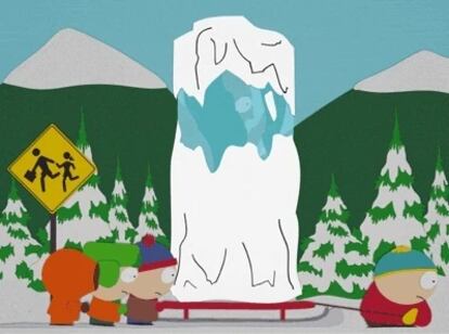 En el episodio 'El troglodita congelado' los niños protagonistas ponían en manos del científico loco del pueblo, su último hallazgo: un hombre de 1996 atrapado en un bloque de hielo.
