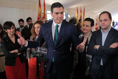 Pedro Sánchez en el Congreso de los Diputados el Día de la Constitución.