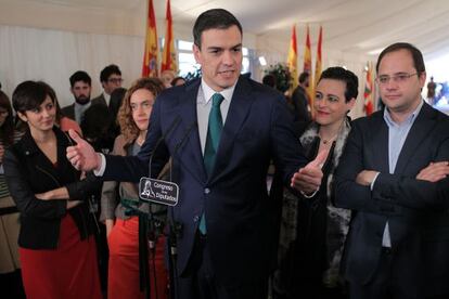 Pedro Sánchez en el Congreso de los Diputados el Día de la Constitución.