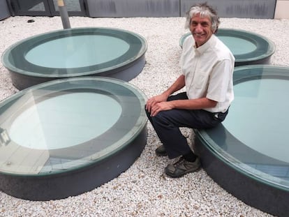 El físico John Martinis, de Google, en la sede del Instituto de Ciencias Matemáticas de Madrid.